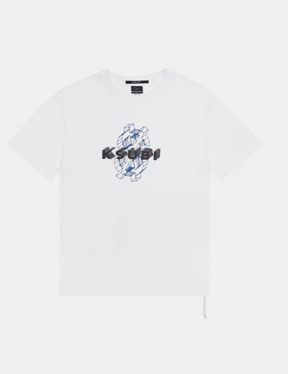 KSUBI-Holograph Biggie Ss Tee Tru White-MSP24TE005