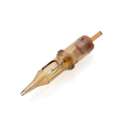 KWADRON NEEDLE CARTRIDGE - SOFT EDGE 11 CURVED MAG SHADERS  .35mm LONG TAPER  (35/11SEMLT)