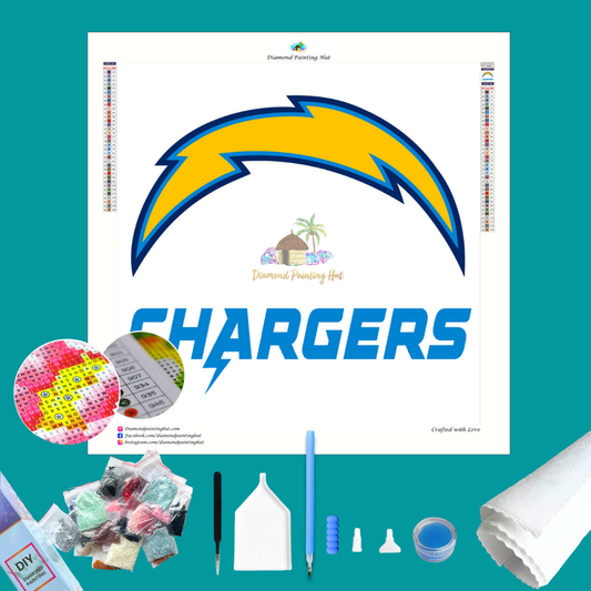 LA Chargers Logo Diamond Painting