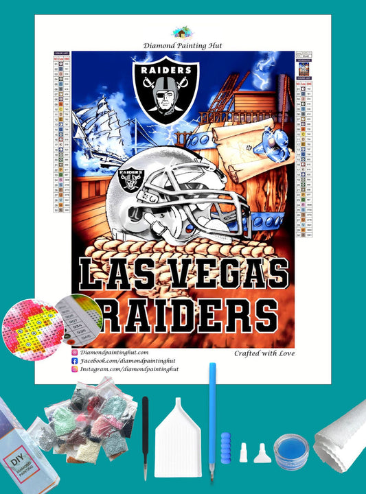 Raiders NFL Home Diamond Painting-Diamond Painting Hut