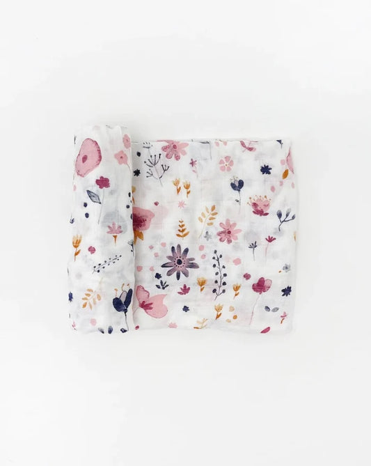 Little Unicorn Deluxe Muslin Single Swaddle - Fairy Gardens
