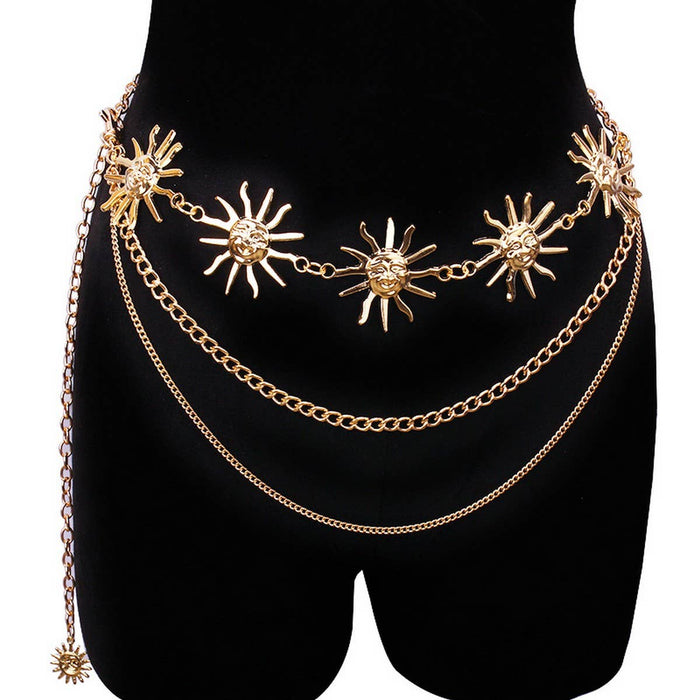 Metal Sun Body Chain