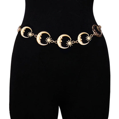 Metal Sun Body Chain