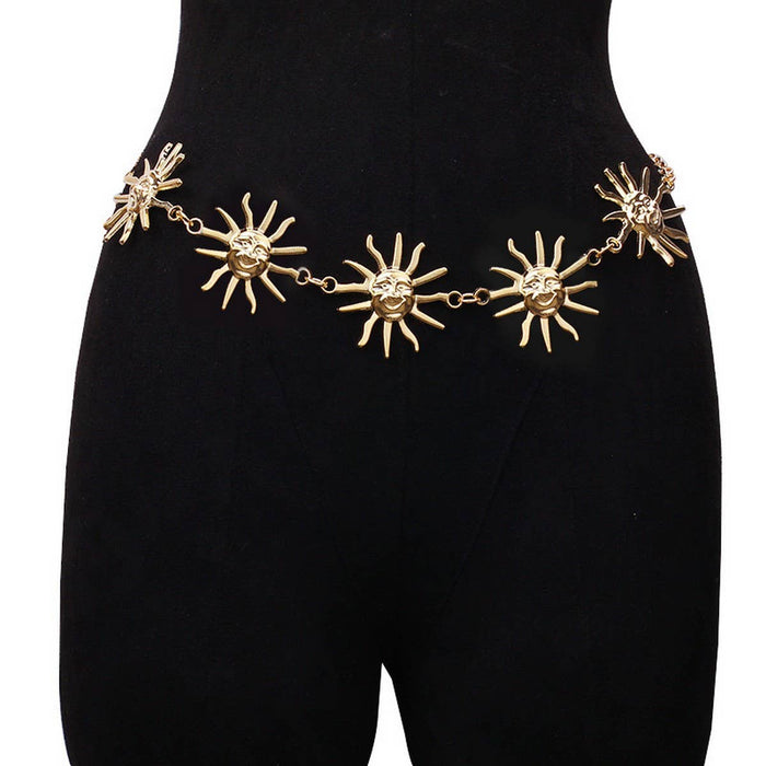Metal Sun Body Chain