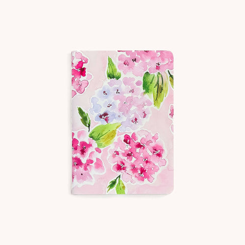Mini Notebook - Blush Hydrangea
