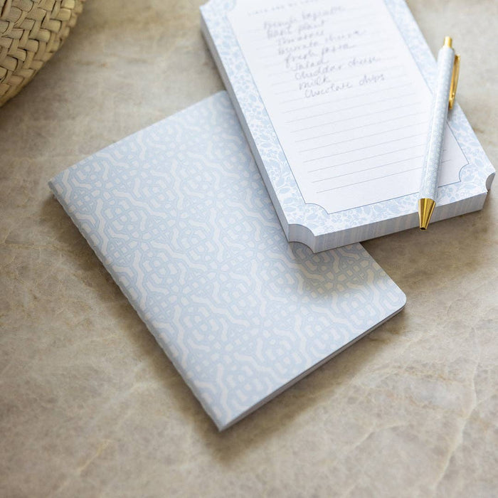 Mini Notebook - Carolina Trellis
