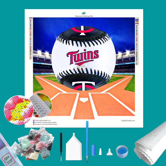 Minnesota Twins MLB Diamond Painting-Diamond Painting Hut