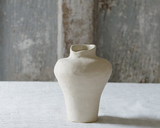 MS Handbuild Porcelain Vase