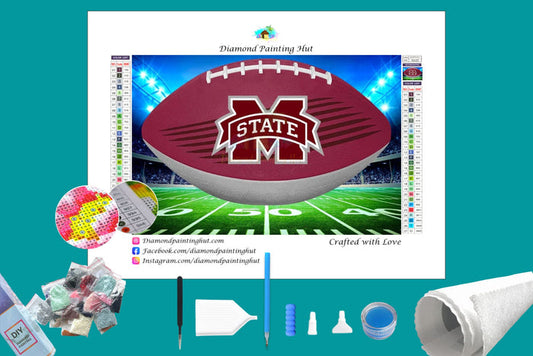 MSU Bulldogs Diamond Painting-Diamond Painting Hut
