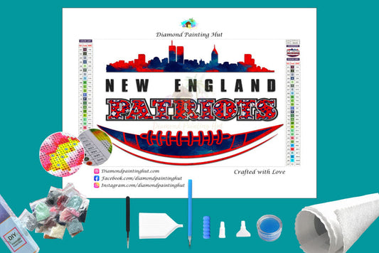 New England Patriots Diamond Painting-Diamond Painting Hut