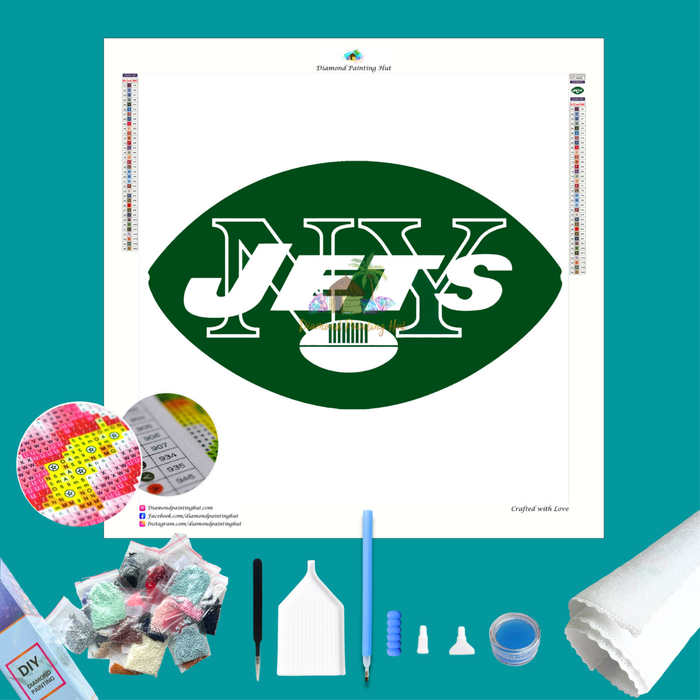 New York Jets Logo Diamond Painting