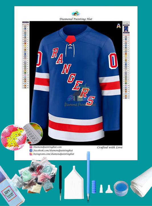 New York NHL Jersey Diamond Painting