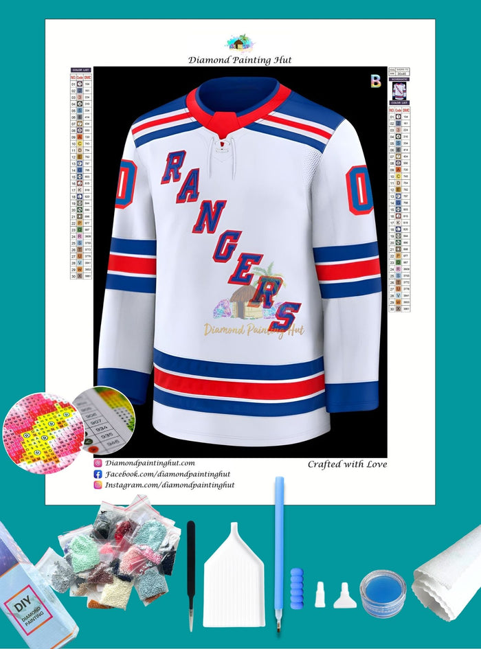 New York NHL Jersey Diamond Painting