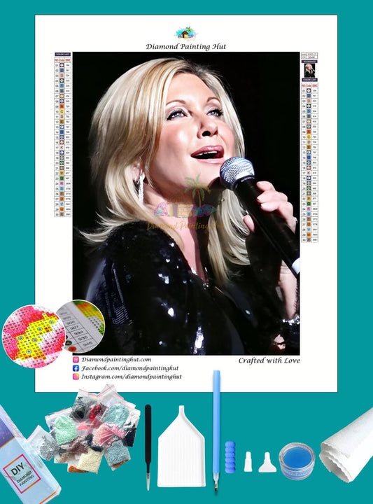 Olivia Newton Diamond Painting