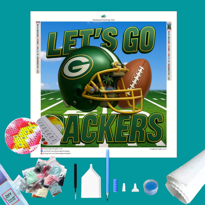 Packers NFL Let's Go Diamond Painting