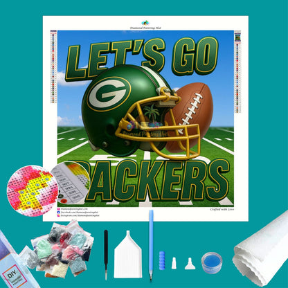 Packers NFL Let's Go Diamond Painting
