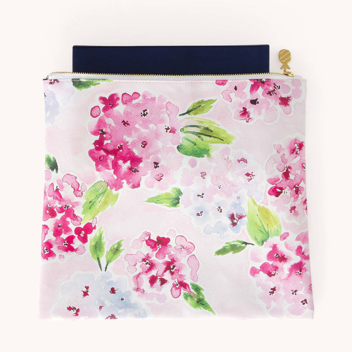 Planner Pouch - Blush Hydrangea