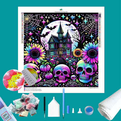 Rainbow Halloween Diamond Painting