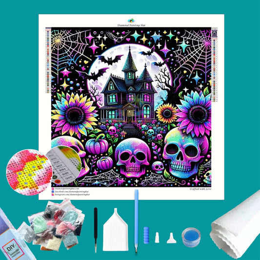 Rainbow Halloween Diamond Painting