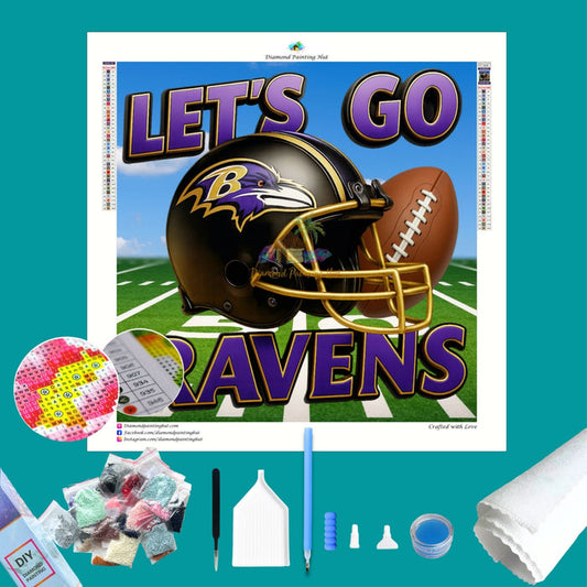 Ravens NFL Let's Go Diamond Painting