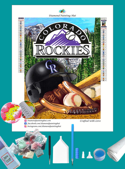 Rockies MLB Home Diamond Painting-Diamond Painting Hut