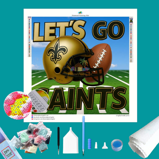 Saints NFL Let's Go Diamond Painting