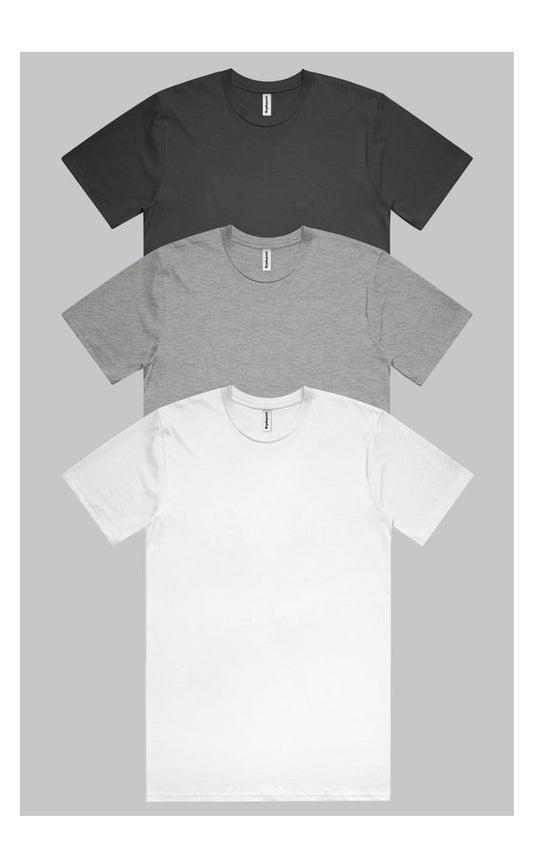 Sale: 3-Pack of T-Shirts 50/50 Blend Made in USA