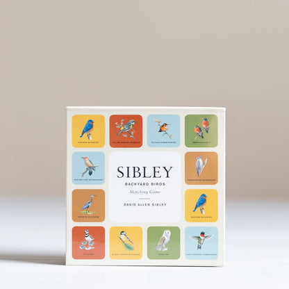 Sibley Backyard Birds Matching Game