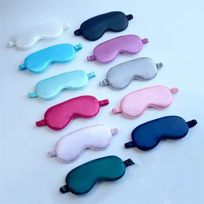 Silky Sleep Eye Mask - Bright Pink
