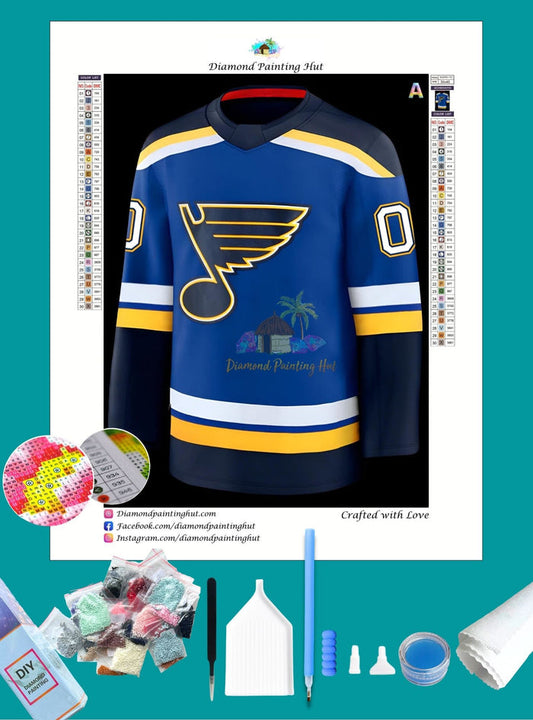 St Louis NHL Jersey Diamond Painting