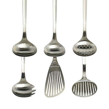 Stainless Steel Sori Yanagi Kitchen Tools, 6pcs
