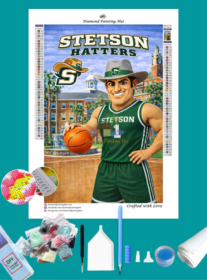 Stetson Hatters Mascot Diamond Painting