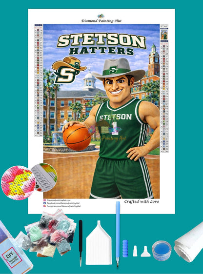 Stetson Hatters Mascot Diamond Painting