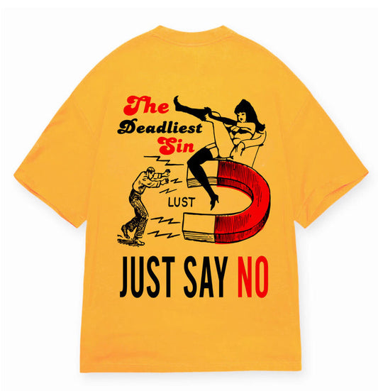 SUGARHILL-LUST" T-SHIRT (GOLD)-SH24-SPR2-53