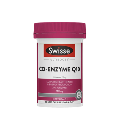 SWISSE Ultiboost Co-Enzyme Q10 50 Tablets - myernk