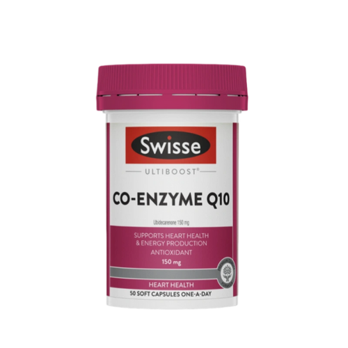SWISSE Ultiboost Co-Enzyme Q10 50 Tablets - myernk