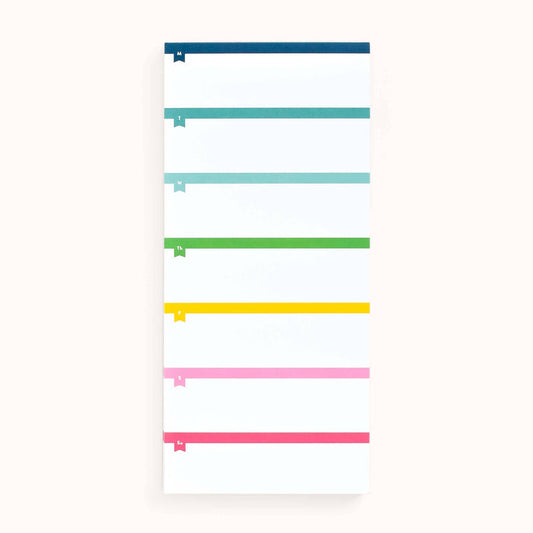 Tall Notepad - Weekly Planning