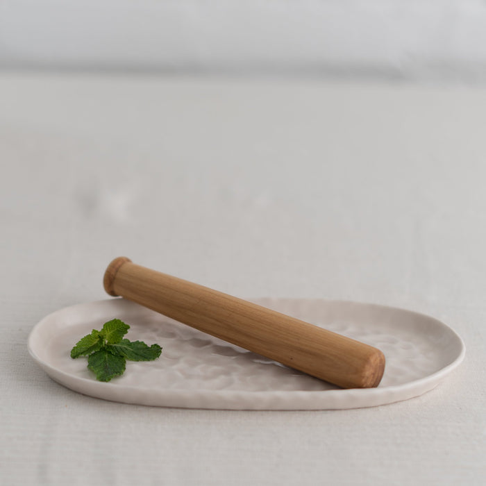 teak muddler - teak cocktail muddler - rustic bar muddler - all natural teak muddler