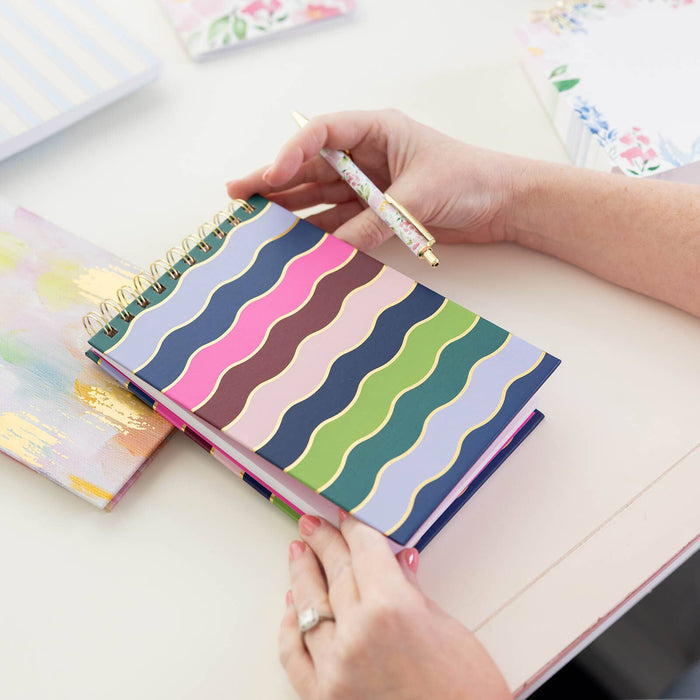 Top Spiral Notebook - Rainbow Row