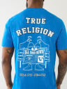 TRUERELIGION-HS PUFF PRINT NEWS TEE-107911