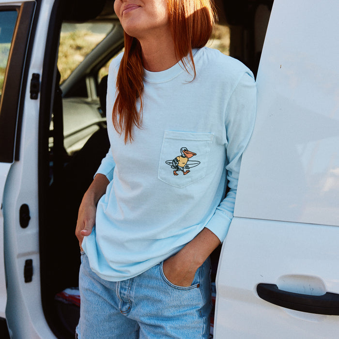 Turning Tides Long Sleeve Pocket Tee