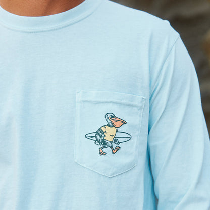 Turning Tides Long Sleeve Pocket Tee