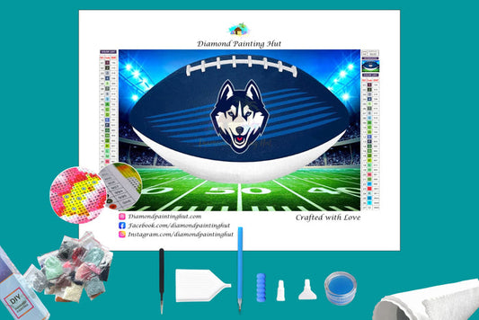 UConn Huskies Diamond Painting-Diamond Painting Hut