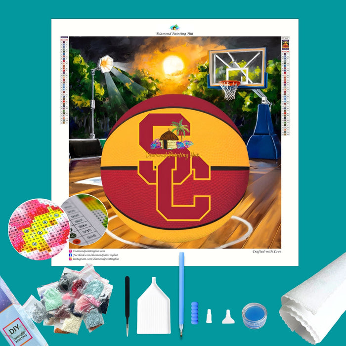 USC Basketball Diamond Painting