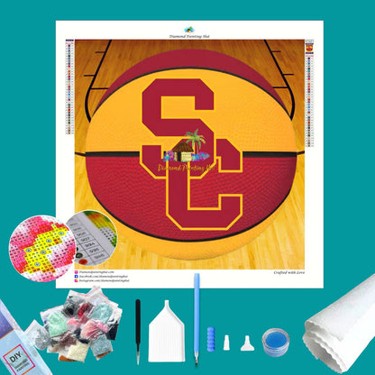 USC Basketball Diamond Painting