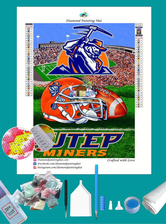 UTEP NCAA Home Diamond Painting
