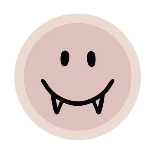 Vampire Smiley Face Pillow - Halloween