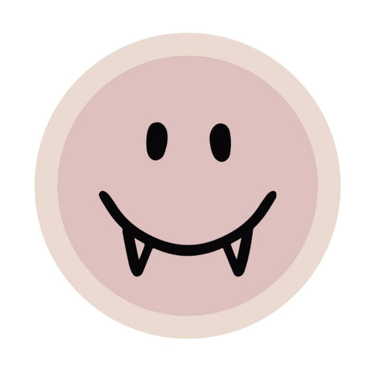 Vampire Smiley Face Pillow - Halloween