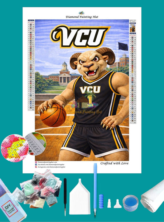 VCU Rams Mascot Diamond Painting