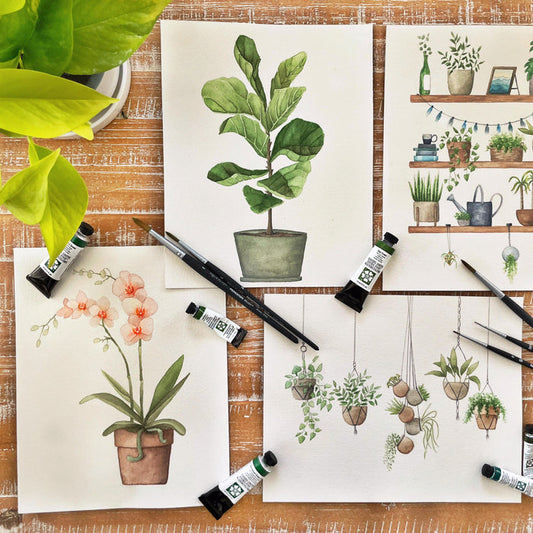 Watercolor Class with Tori Leigh Studio -1.30.22, 11 AM - 1 PM